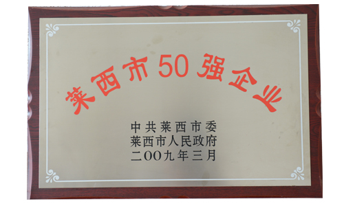 萊西市50強(qiáng)企業(yè)
